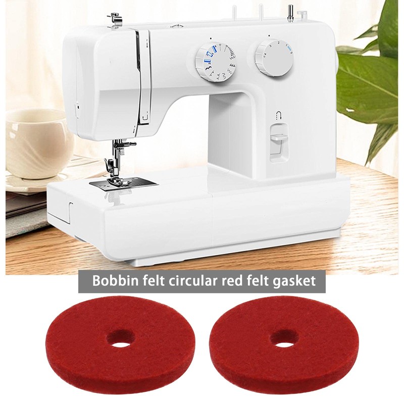 Micro Traders 10PCS Spool Pin Red Felt Pads Crafts Compatible