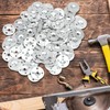 QWORK Foam Board Fasteners Washers, 300 PCS 1-1/8" Steel Washers