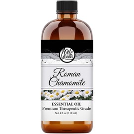 Oil of Youth Essential Oils 4oz - Chamomile (Roman) Essential Oil - 4 Fluid Ounces - Chamomile Oil - Aromatherapy Oils - Chamomile Essential Oil Therapeutic Grade