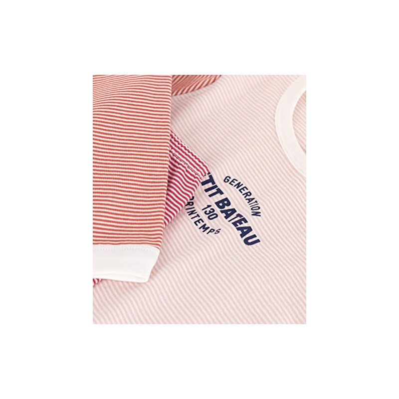 Petit Bateau Unisex Children's Pyjamas, Pink Saline / Multicoloured