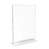 Displaypro A4 Clear Double Sided Acrylic Menu Counter Poster Holder