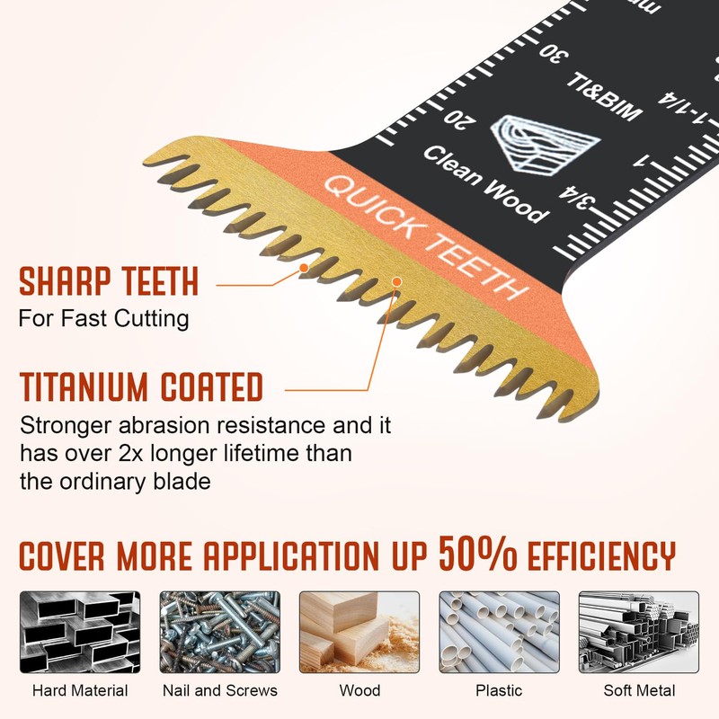 PECHAM 22-Piece Multifunctional Tool Blades