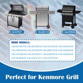 Grill Replacement Parts Kit for Kenmore 146.46365610 146.23678310 146.46372610 146.34611410 146.34611411 146.10017510 146.23679310 146.46366610 146.46372610 146.16142210 Gas Grill Replacement Parts