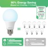 DEGNJU 36 Pack A19 LED Light Bulbs 60W Equivalent, Daylight