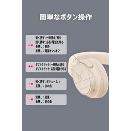 [2023 Bluetooth 5.3 + HiFi] Wireless Headphones, Over-Ear Headphones, Supports 2 Devices Connected Simultaneously, Low Latency, Sealed Sound Leakage, Built-in Microphone, Lightweight and Comfortable