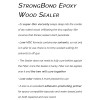 Restore-Rite StrongBond Epoxy Wood Sealer. 1.5 Quart Kit, Parts A