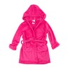 Leveret Kids Robe Boys Girls Solid Hooded Fleece Sleep Robe