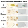 COOKSTYLE 34x24 Inch Extra Thick Silicone Pastry Board, Silicone Baking