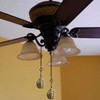 2Pcs Ceiling Fan Pull Chain Set, 12Inch Metal Turtle Fan