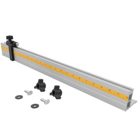 Fulton Aluminum Precision Adjustable Drill Press Fence with Tilt Capability For Easily Squaring To The Drill Bit