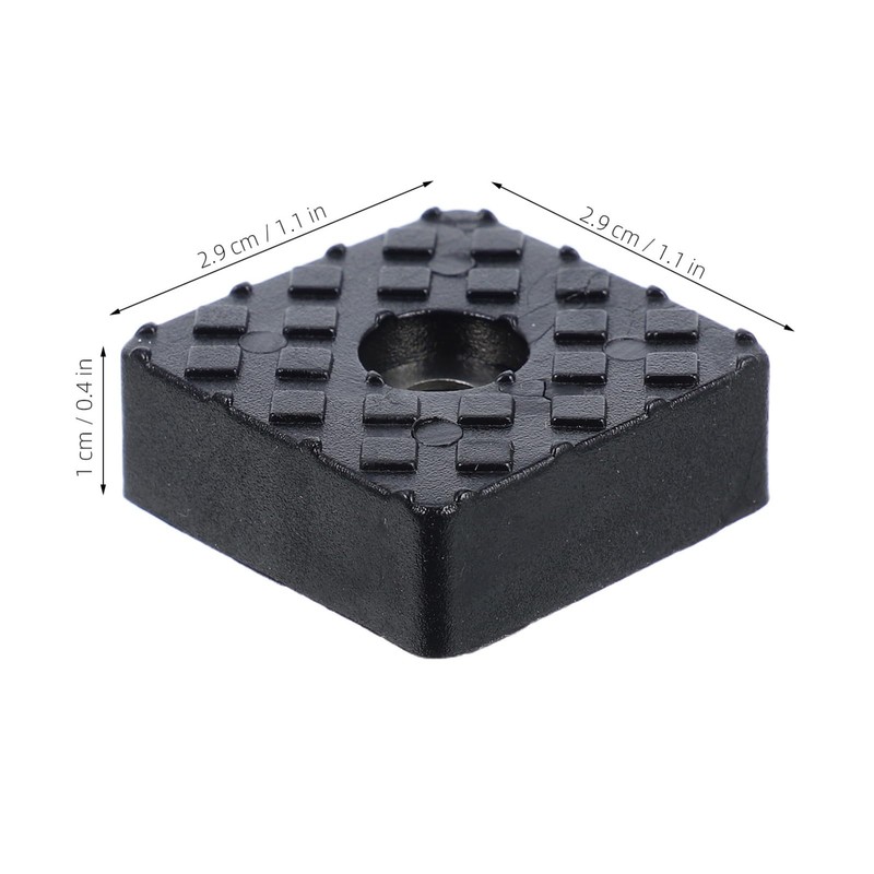TEHAUX 12Pcs Non Slip Rubber Furniture Pads Skid Grippers for