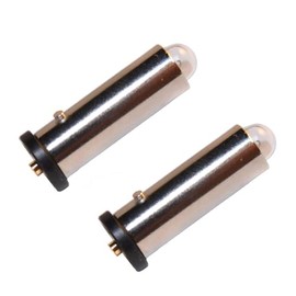 HQRP 2-Pack Lamp Bulb Compatible with Welch Allyn WA-03000 WA03000 03000 WA3000 3000 WA-03000-U WA03000-U WA-03000U WA3000-U 03000-U 3000U 03000-U Replacement. 3.5V 0.72A 2.5W T 6mm Shape