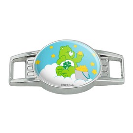 GRAPHICS & MORE Care Bears Good Luck Bear Shoe Shoelace Shoe Lace Tag Runner Gym Charm Decoration