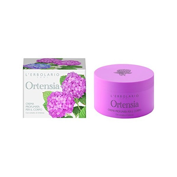 L'Erbolario Hydrangea Perfumed Body Cream - Feminine Fragrance - Elasticizing