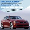 JDMON 4PCS Door Window Moulding Weatherstrip Compatible with Pontiac G8