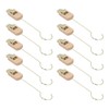 Laundry Hooks Clip Industrial Solid Wood Rotary Multifunctional Hanging Hooks