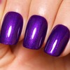 Ozzeal Pearl Gel Nail Polish,Deep Purple Glitter Gel Polish Soak