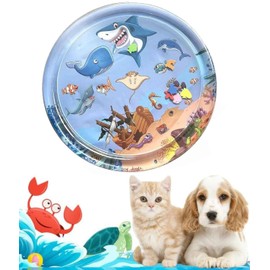Water Bed for Dogs, Pets, Water Bed, Dogs, Toy, Popular, Toy, Dogs, Bed, Pet Bed, Summer, Sensory Water Play Mat for Dogs and Cats, Cool and Comfortable, Water Mat for Dogs and Cats, Pet Dog Bed Mat,