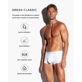 SALIGIA Mens Underwear Trunks for Men Cotton Underwear for Men with Supportive No-Fly Pouch Low Rise Men's Trunks