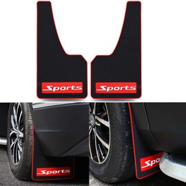 YUNM Universal Car Mud Flaps Rubber Mudguard Splash Guards Rubber Mudguard for Universal Sports Mud Flaps Guards Splash Front Or Rear Guards (Sports)