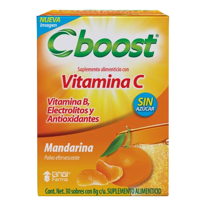 Suplemento Alimenticio Vitamina Mandarina Boost