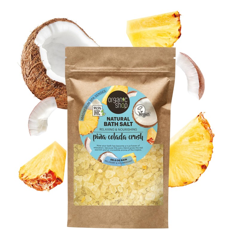 Organic Shop Pina Colada Crush Relaxing & Nourishing Natural Bath