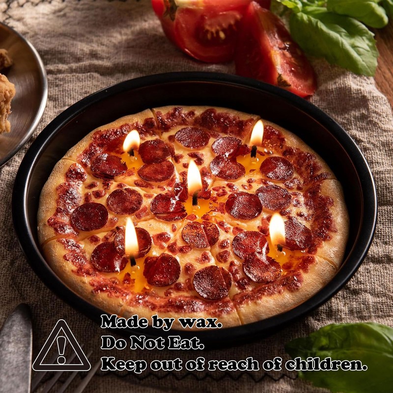 Pizza Scented Candle Realistic Food Candle