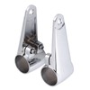 2pcs Chrome Motorcycle Headlight Side Mounting Front Fork Bracket for