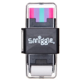 Smiggle Super Cute Eraser Roller & Sharpener Two in One from Maxmilli Gift Collections (Black 2021)