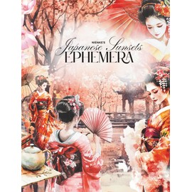 Nienke's Ephemera's | Japanese Sunsets: A beautiful curated collection for art journaling and crafting