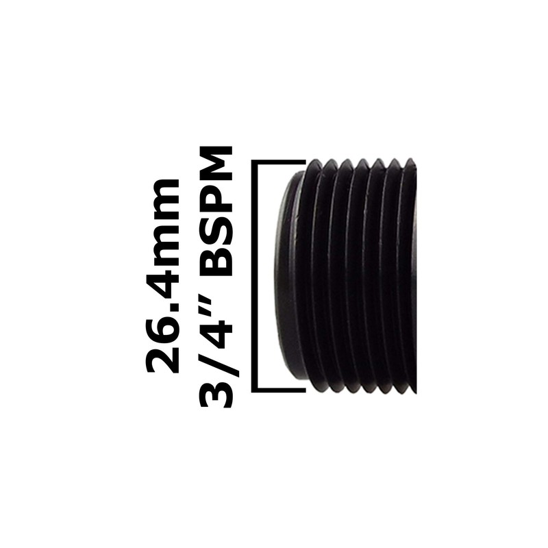 Water butt/rain barrel/water storage tank barbed hosetail for overflow/outlet,1/2"-2" options