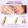 Minimeli Base De Maquillaje Mate Cremosa Fijador Spf30, 2pcs