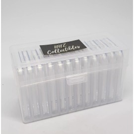 HHZ Collectibles 12 Pack 0.83 IN 21 mm Slab Coin Snap Holder w/ 12 Slot Storage Box Fit US Nickel