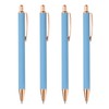 PATIKIL Metal Ballpoint Pen 4 Drawer Pens Black Ink 1.0mm