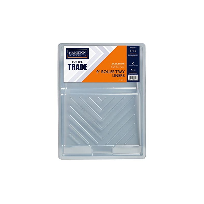 Hamilton for The Trade Paint Roller Tray Liners 9", Pack