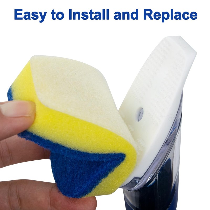 CELOX Soap Dispensing Sponge, Dish Wand with Soap Dispenser for