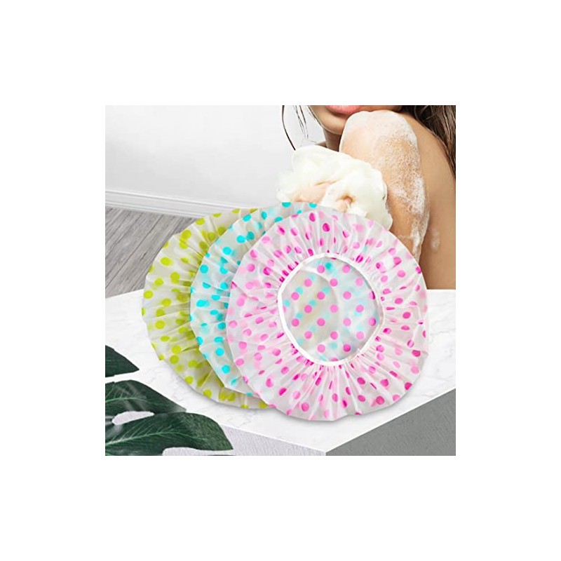 3 Piezas Gorros De Baño Impermeable Para Mujer Para El