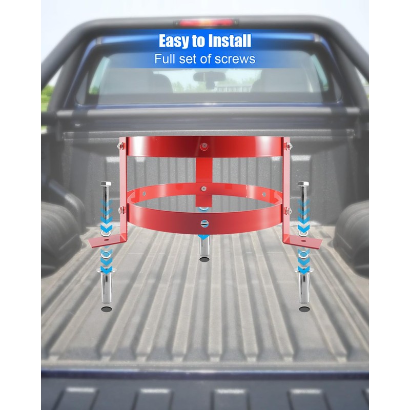 5 Gallon Bucket Holder, 11.6 Inch Diameter, Heavy Duty Aluminum