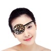 MYUBWTF Black Single Eye Mask, Pirate Skull Crossbone eye patch，Adjustable