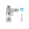 Feed Water Adapter Water Line Splitter,Brass Water Supply Valve,Faucet Valves,Feed