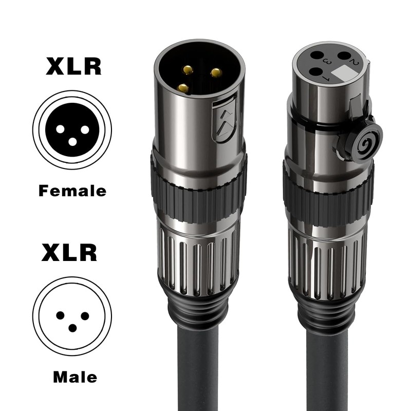 FORE Microphone Cable XLR Male to XLR Female Cable 6