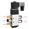 Heschen Electrical Pneumatic Solenoid Valve 4V110-06 12VDC PT1/8 5 Way