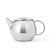 Stainless Steel Teapot with Lid, Drip-Free Spout, Modern Design, Loose