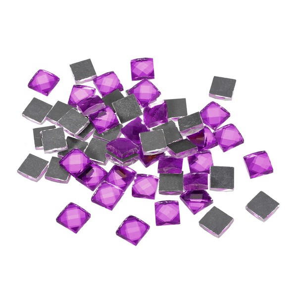 MECCANIXITY Mosaic Tiles 55 Pieces, 13 Faces Glitter Crystal 1