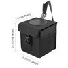 Foldable Car Trash Can with Lid, Collapsible Garbage Bag for