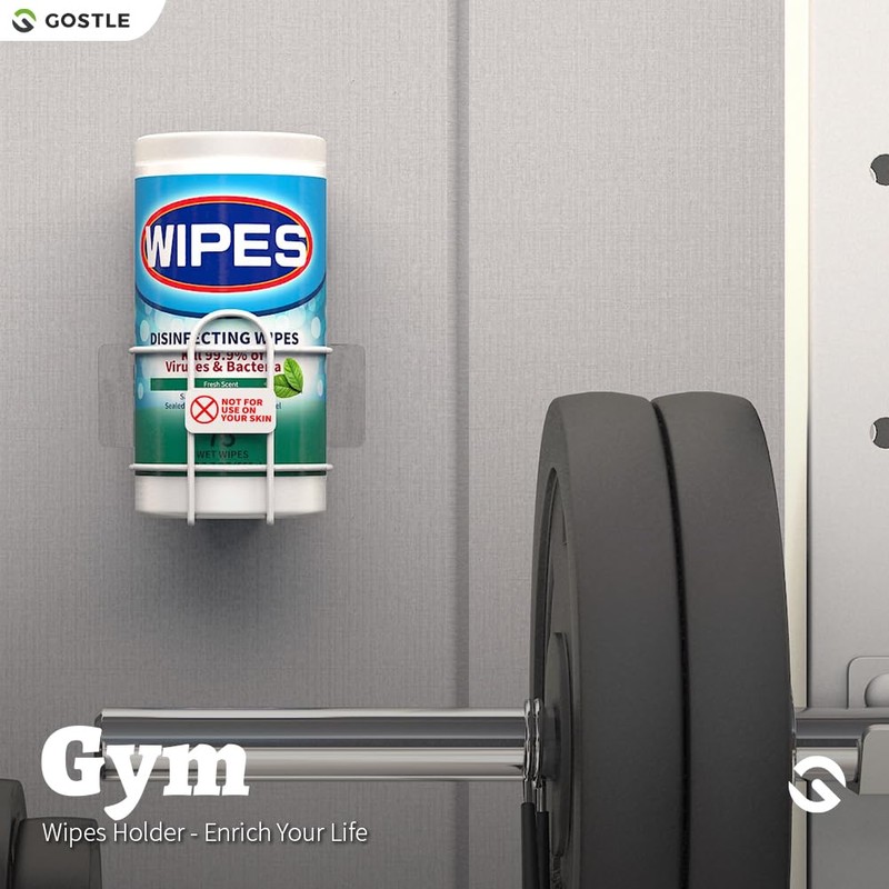 Wipes Holder, Wall Bracket for Cleaning Wipes - Two Ways