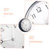 ABOOFAN Suction Cup Shower Clock Wall Clock for Bathroom Kitchen