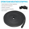 PATIKIL 9.8Ft Foam Rubber Strips, 20mm Wide 10mm Thick EPDM