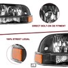 JSBOYAT 4 PCS Headlight Assembly Replacement for 1998-2005 Chevy Blazer