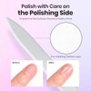 Beetles Glass Nail File 3 Pack for Natural Nails, Double-Sided